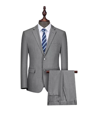 2025订制春秋商务修身职业休闲黑色藏青高中成人礼宴会西装套装