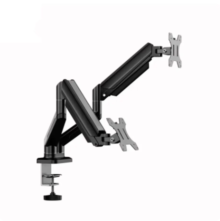 爆款双屏气压臂显示器支架13-32双臂电脑支架升降底座载重10公斤