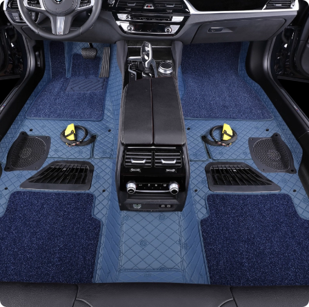 360航空软包汽车脚垫嵌入式定制款地毯全覆盖香宜草本四叶草系列